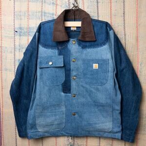 Upcycled carhartt chore jacket